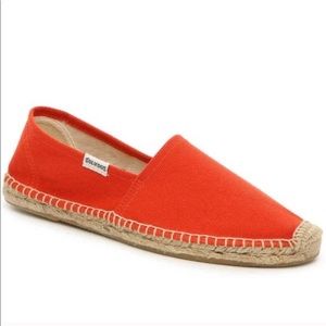 Anthropologie Soludos Orange Espadrille